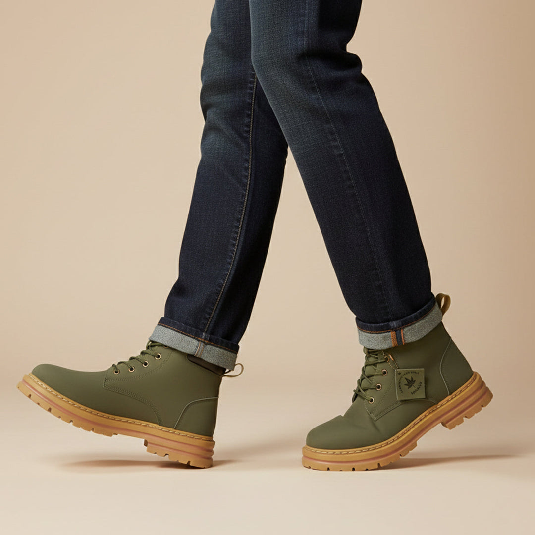 Warm Fur-Lined Men's Insulated Snow Boots