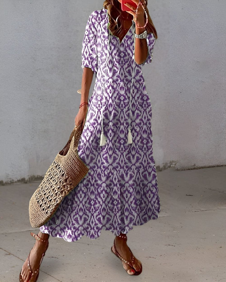Bohemian Flowing Women Cover-Up Dress