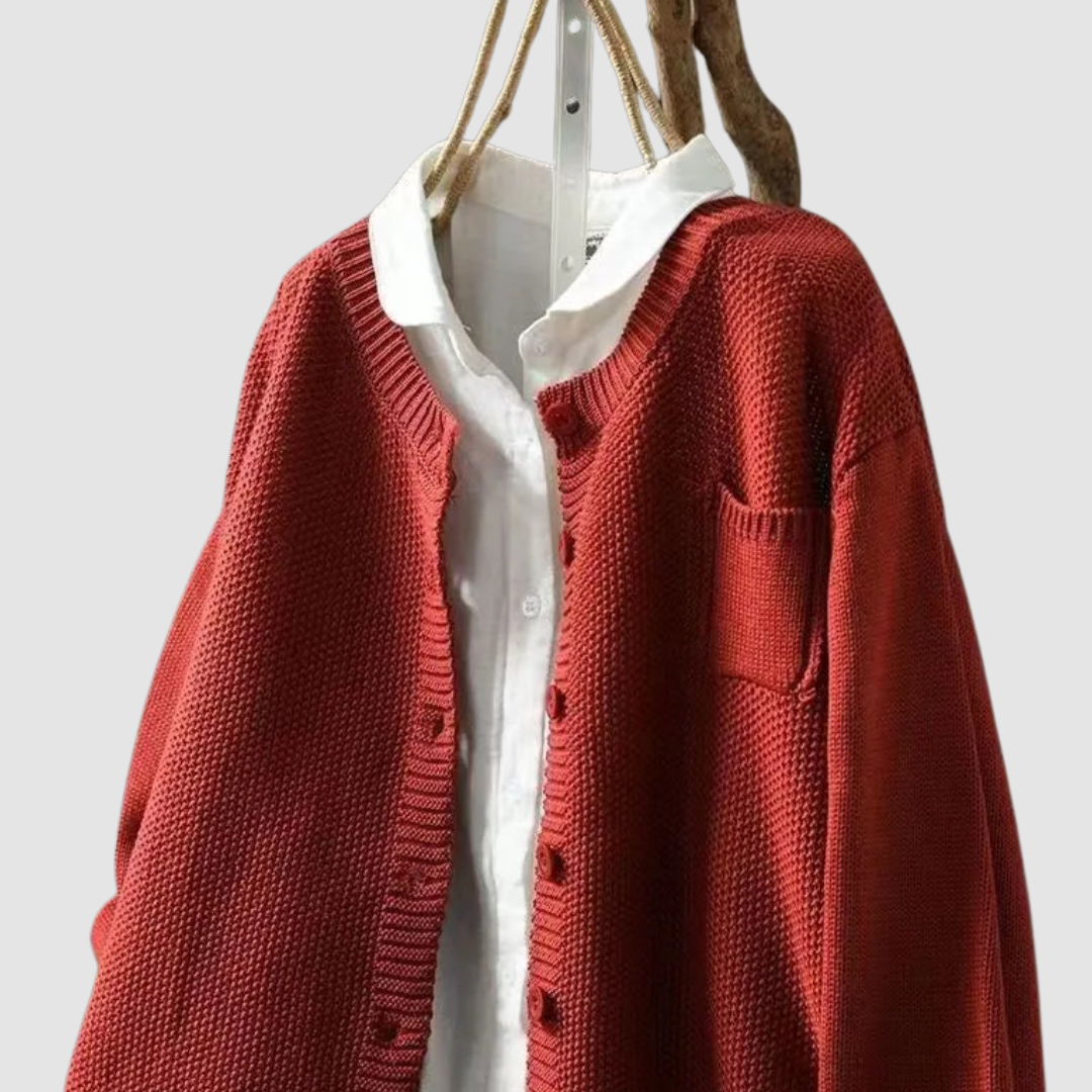 Cozy Elegant Women's Knit Cardigan