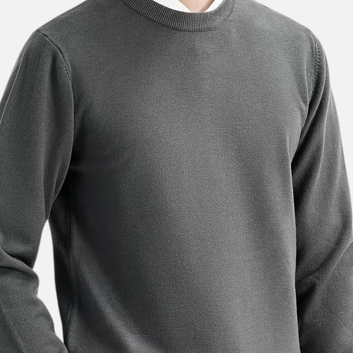 Classic Warm Men's Crew Neck Sweater