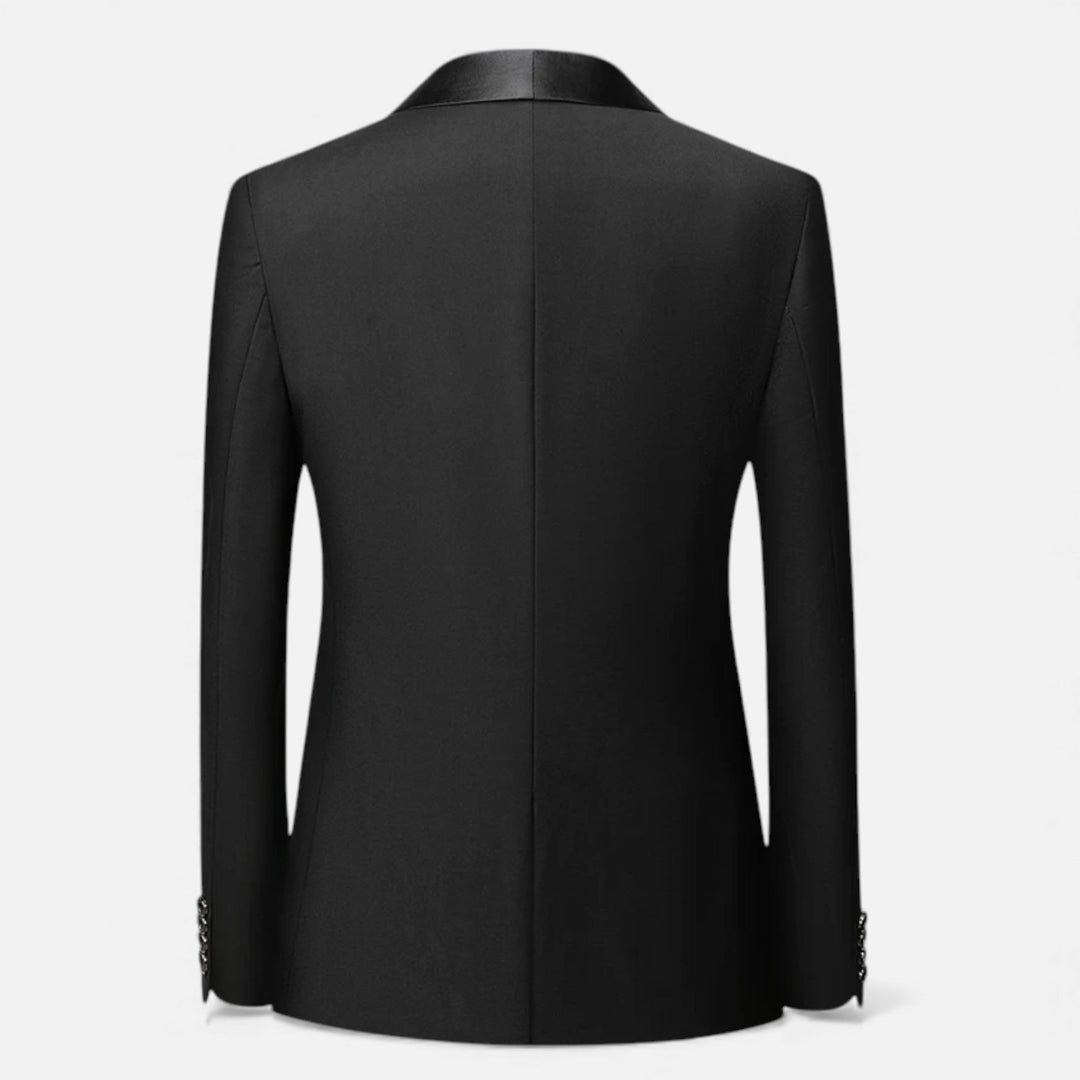 Elegant Men's Three-Piece Suit for Weddings and Formal Occasions