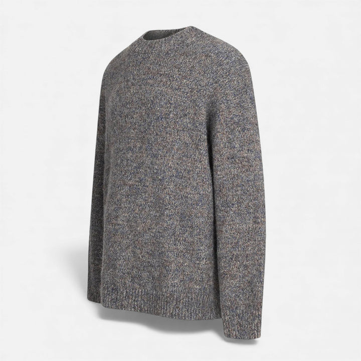 Classic Wool-Effect Men's Crew Neck Sweater