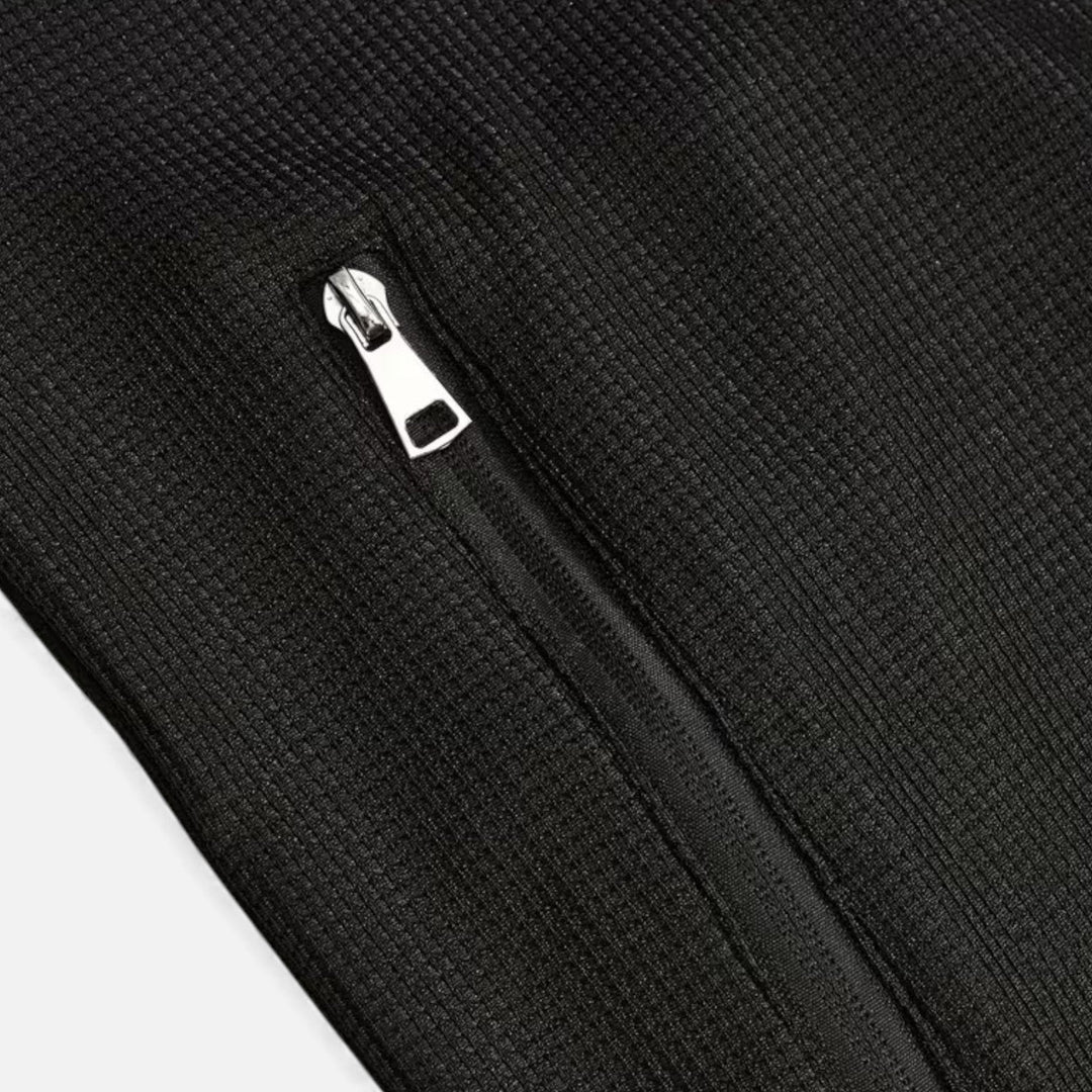 Two-Piece Waffle Knit Men's Casual Outfit