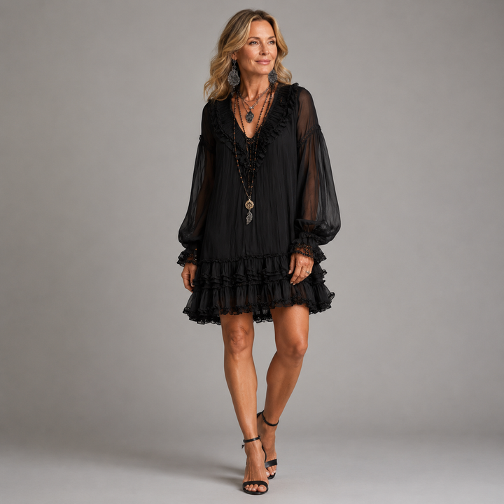 Elegant Lightweight Women's Mini Dress