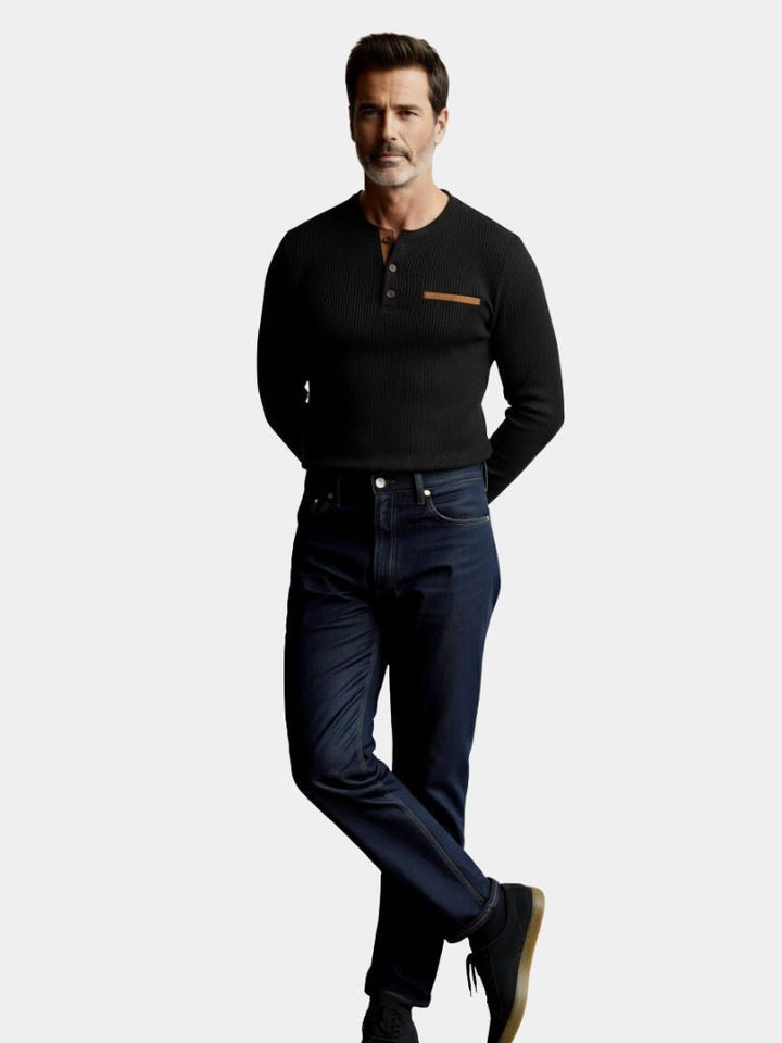 Men's Corduroy Long Sleeve Shirt - Stylish Top in Luxurious Corduroy Fabric