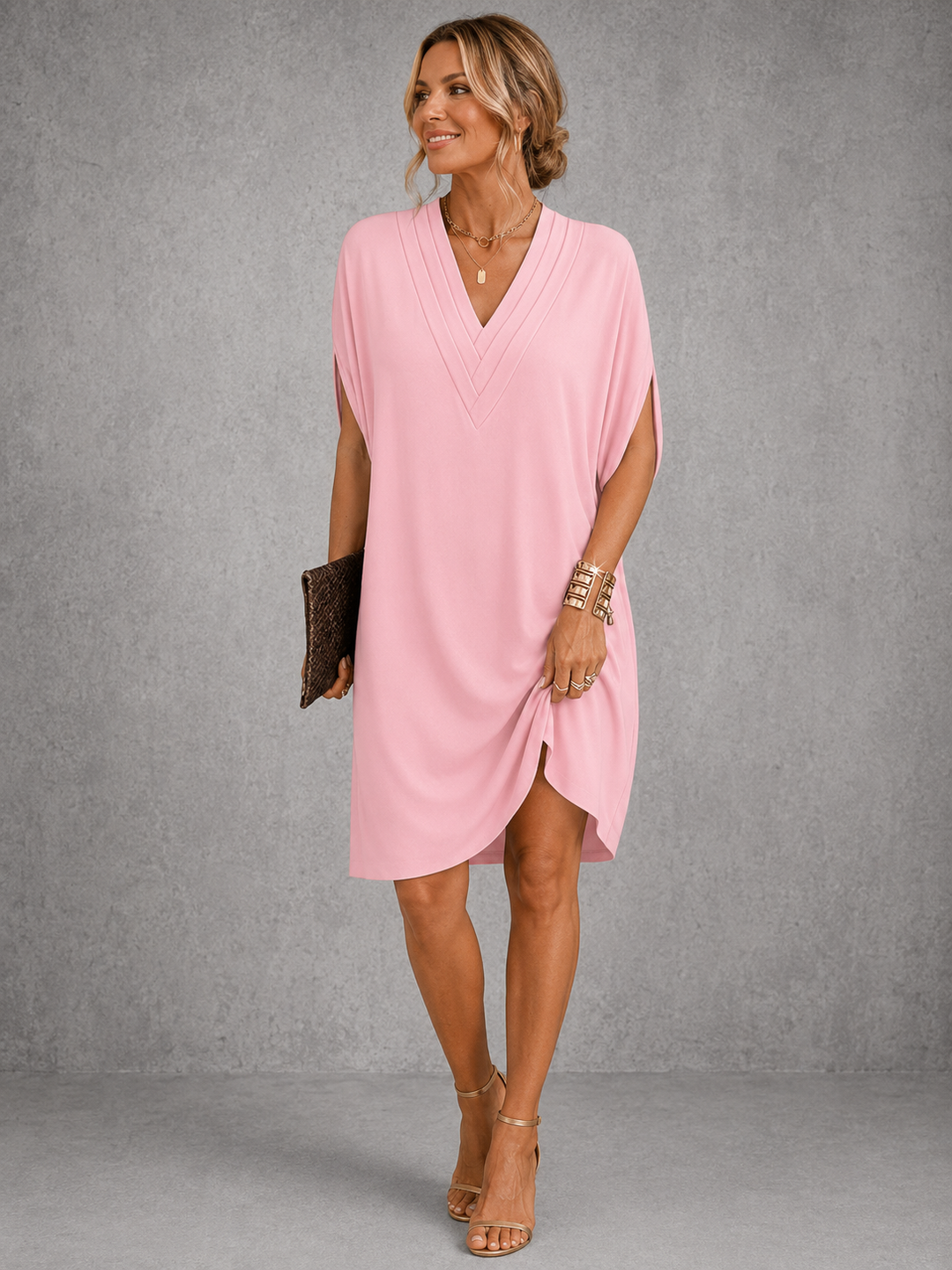 Elegant Slimming Women's Wrap Dress