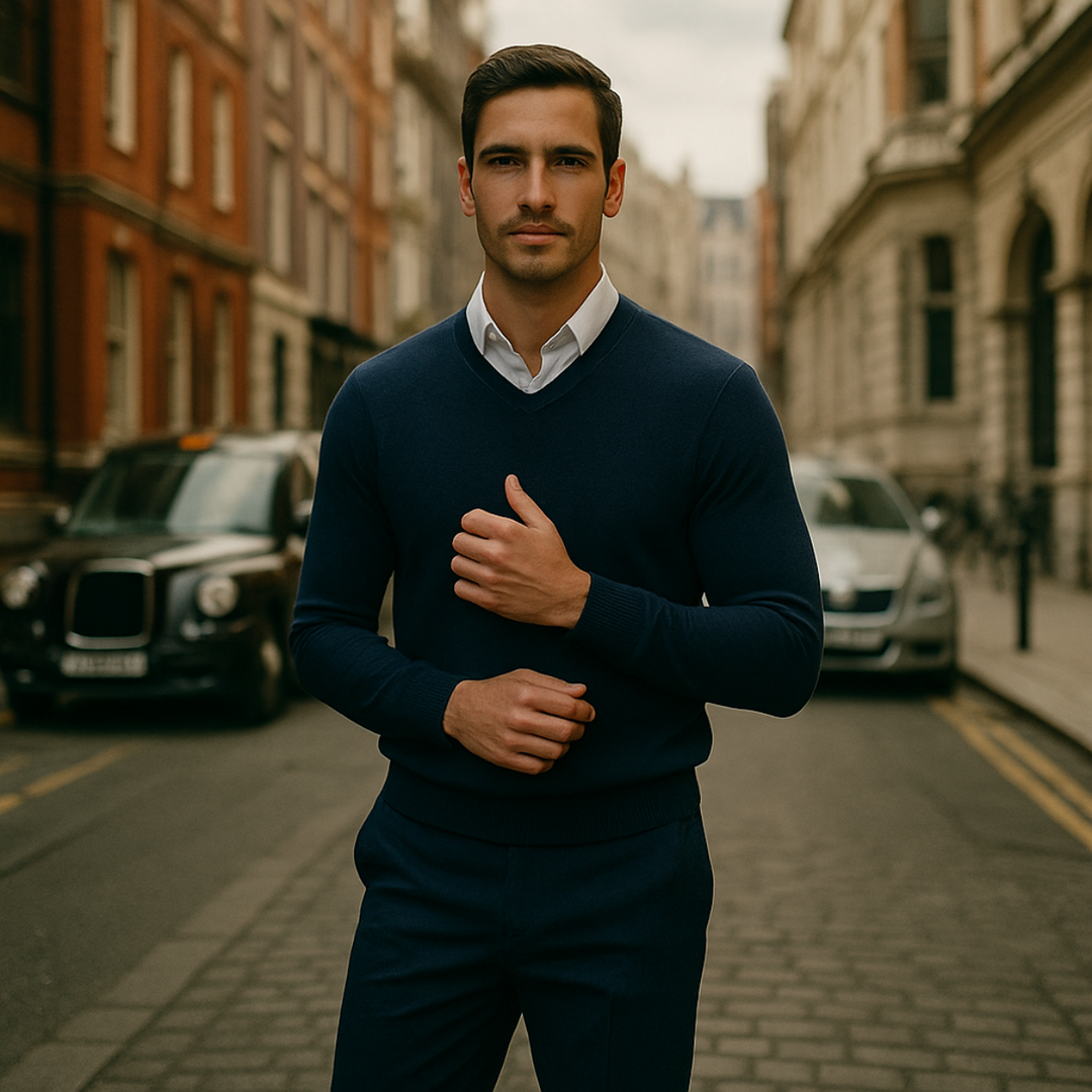 Elegant Premium Men's Wool Sweater