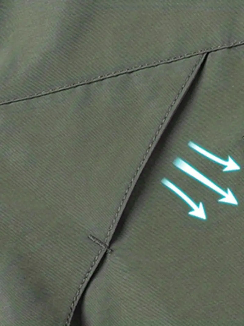 Waterproof and Windproof Men's Outdoor Jacket - Breathable for Hiking and Trekking