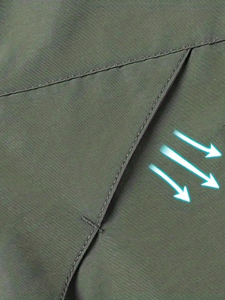 Waterproof and Windproof Men's Outdoor Jacket - Breathable for Hiking and Trekking