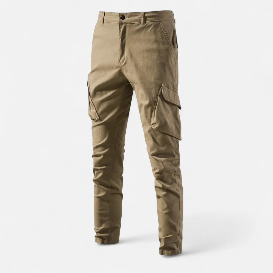 Premium Cotton Cargo Pants for Men - Heritage Fit