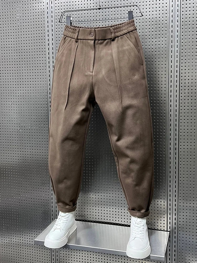 Elegant Mélange Men's Business Casual Pants