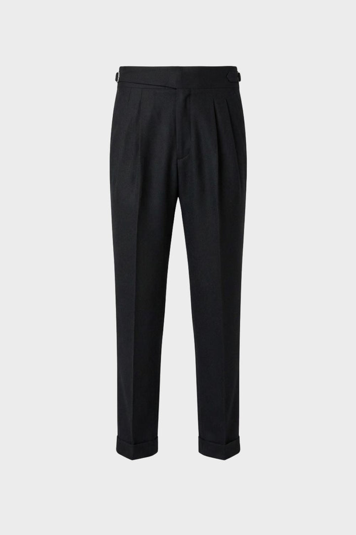 Elegant Classic Men's Pleated Dress Pants