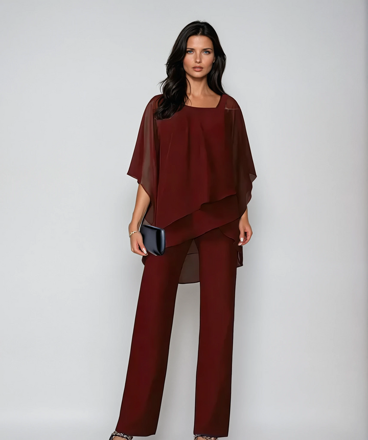 Elegant Layered Women's Two-Piece Set