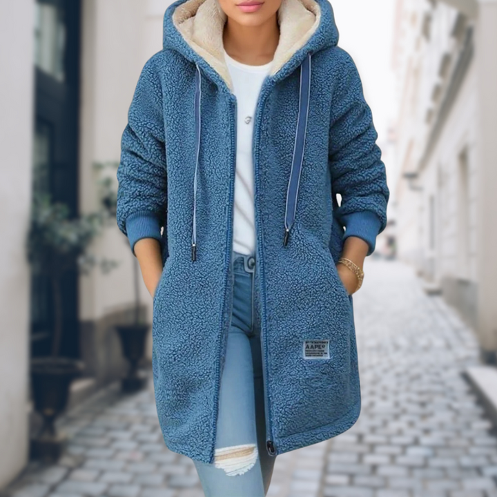 Warm Lined Women's Winter Jacket with Fleece Inner Lining