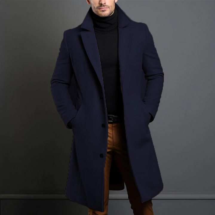 Men's Wool Coat Elegant - Timeless Winter Coat in Premium Wool