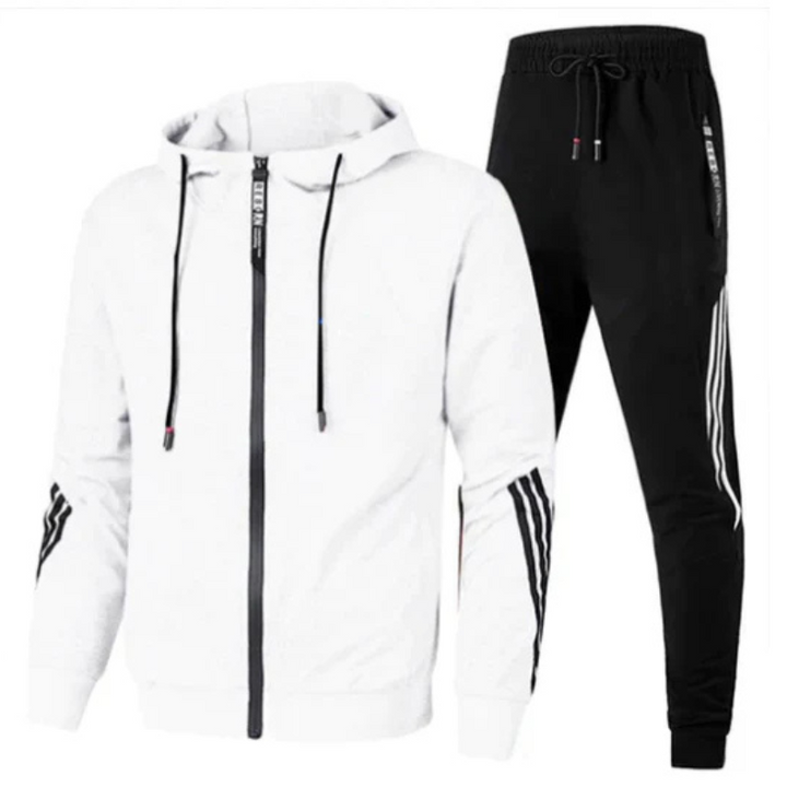 Men's 2-Piece Tracksuit - Athletic Set for Fitness and Casual Wear