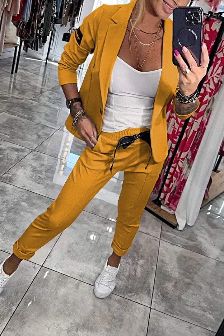 Relaxed Two-Piece Set Women's Matching Outfit
