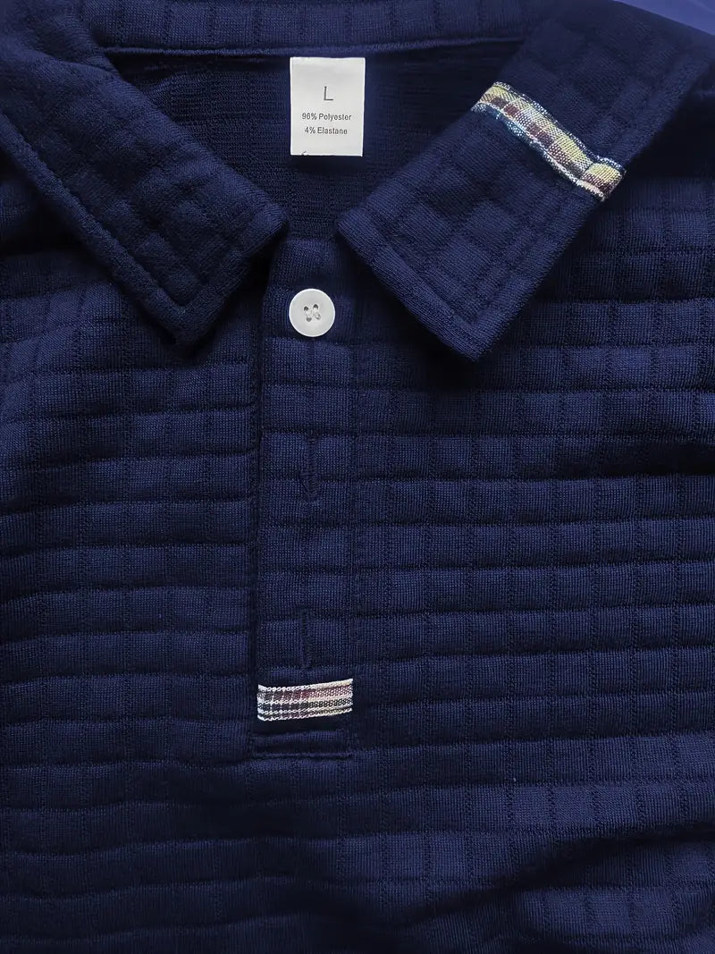 Structured Men's Polo Shirt with Modern Design