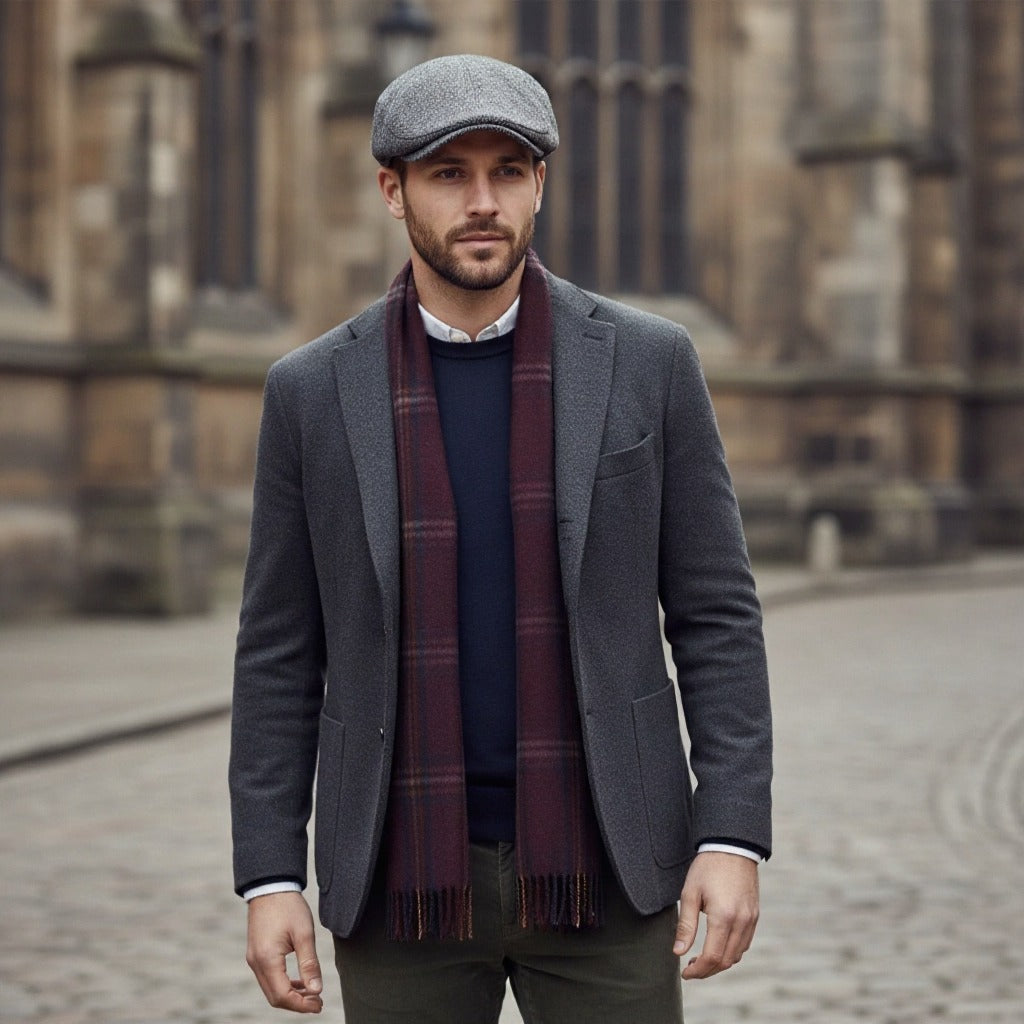 Classic Men's Beret - Adjustable and Timeless Elegant