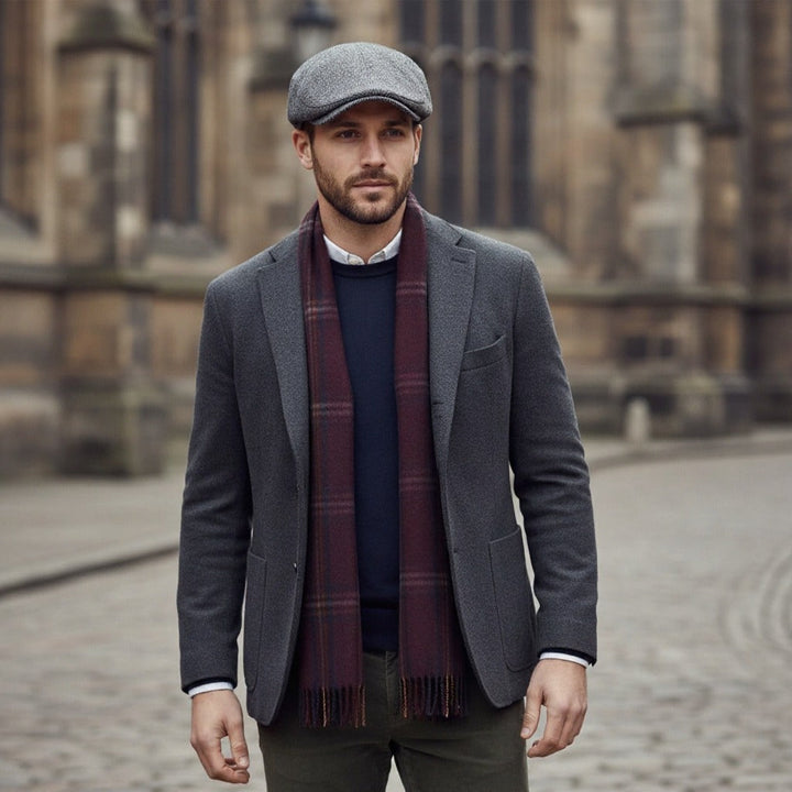 Classic Men's Beret - Adjustable and Timeless Elegant