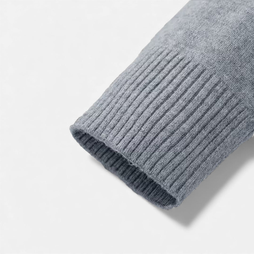 Elegant Men's V-Neck Knit Sweater