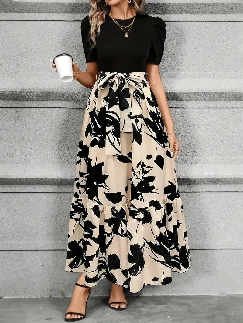 Elegant Floral Women's Maxi Dress