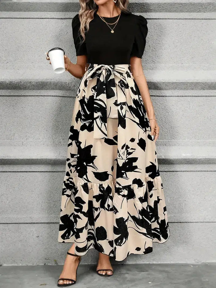 Elegant Floral Women's Maxi Dress