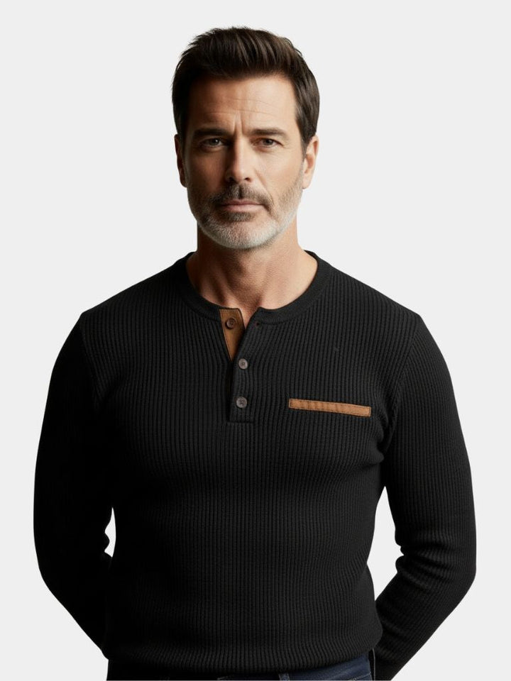 Men's Corduroy Long Sleeve Shirt - Stylish Top in Luxurious Corduroy Fabric