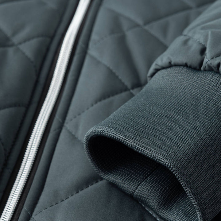 Quilted Warm Men's Winter Jacket with Fleece Lining