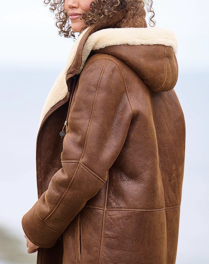 Women's Warm Lightweight Long Winter Jacket