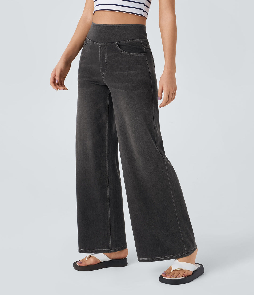 Women's High-Waist Elastic Stretch Jeans