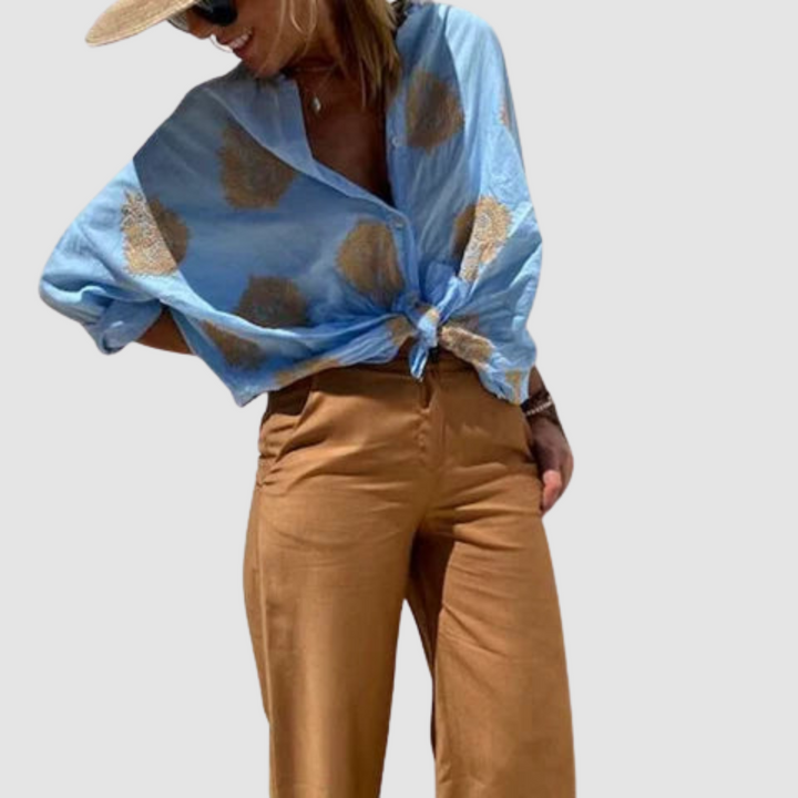 Elegant Breathable Women's Blouse