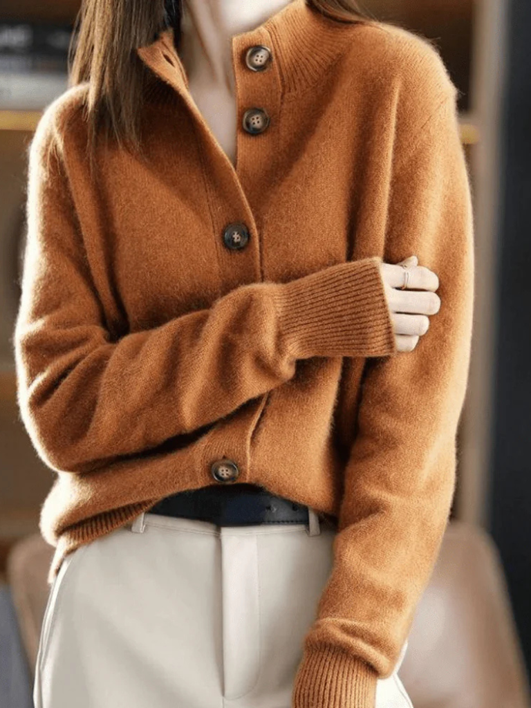 Cozy Classic Women's Button Cardigan