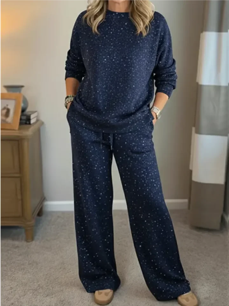 Cozy Knit Lounge Set Women's Two-Piece