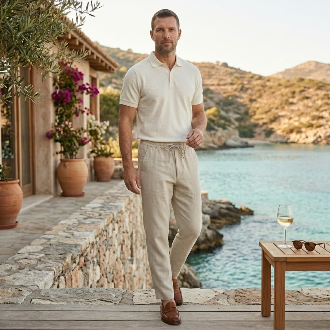 Lightweight Breathable Men's Cotton Jogger Pants