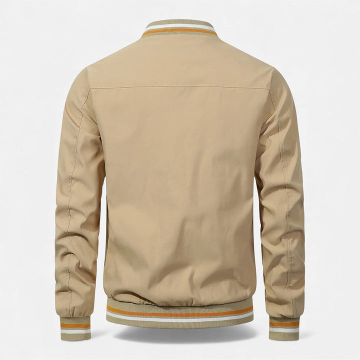 Warm Thick Men's Bomber Jacket for Fall and Winter