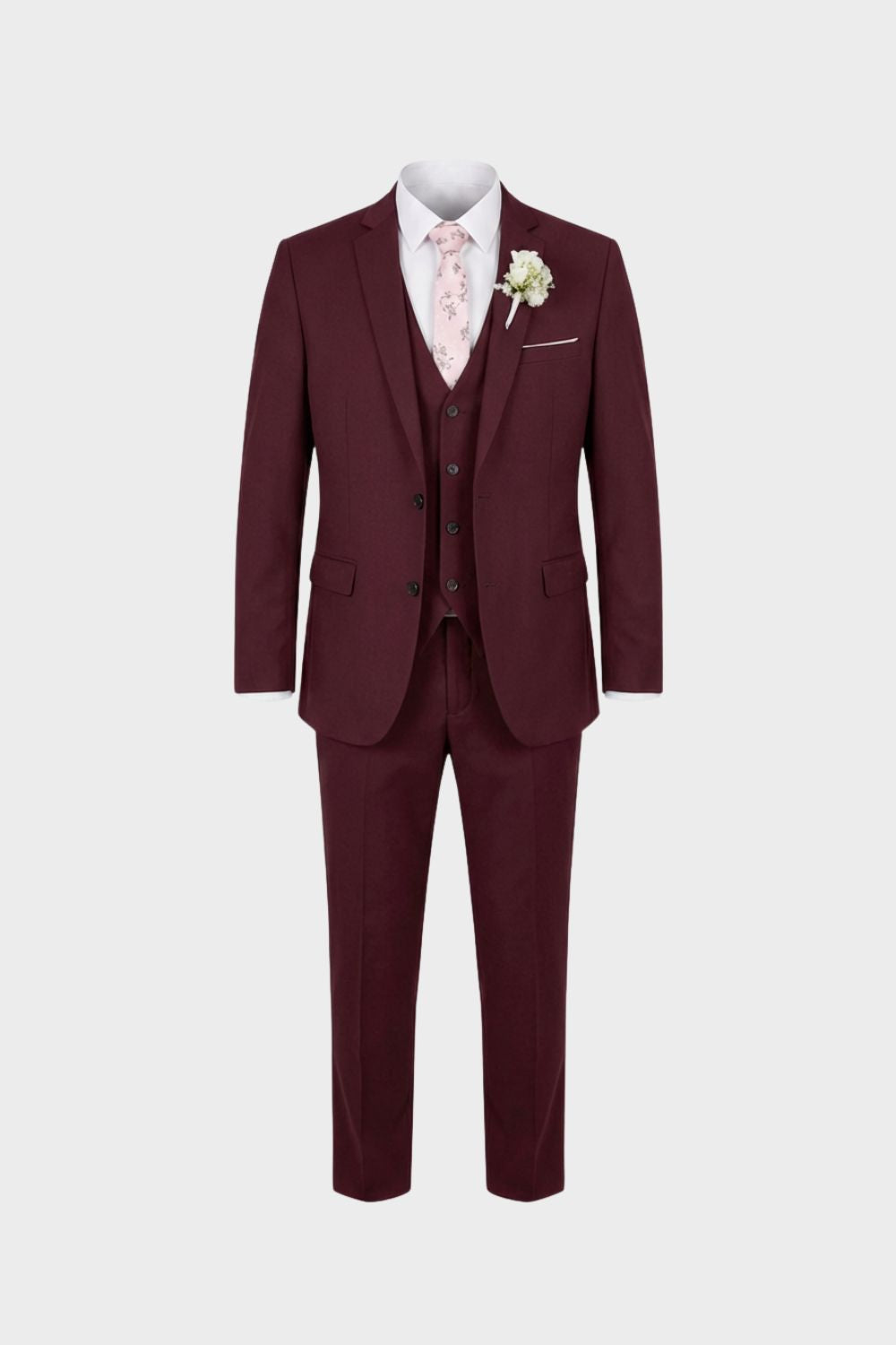 Elegant 3-Piece Men's Suit Set with Vest