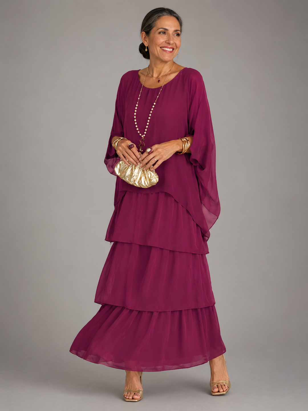 Elegant Flowing Women's Maxi Dress