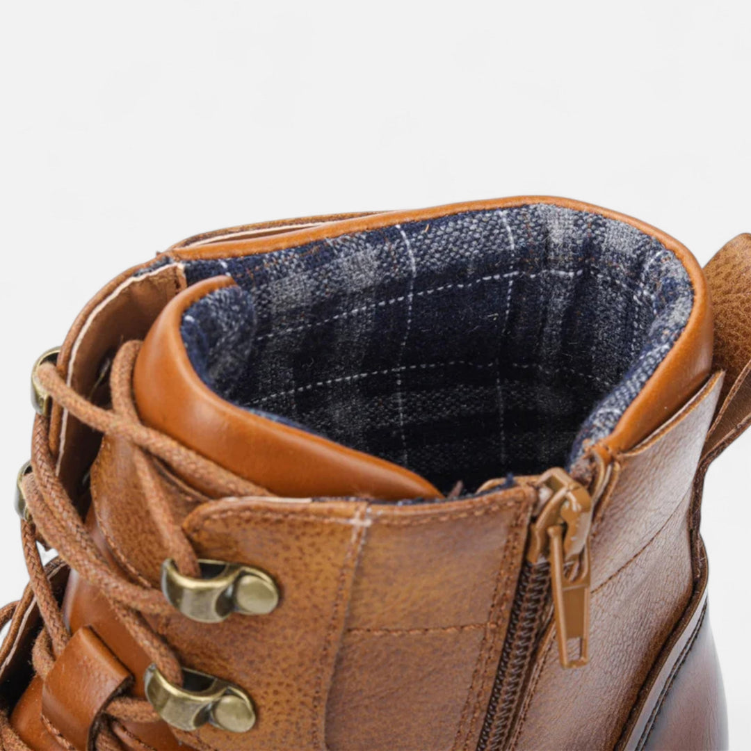 Lightweight Leather Men's Boots