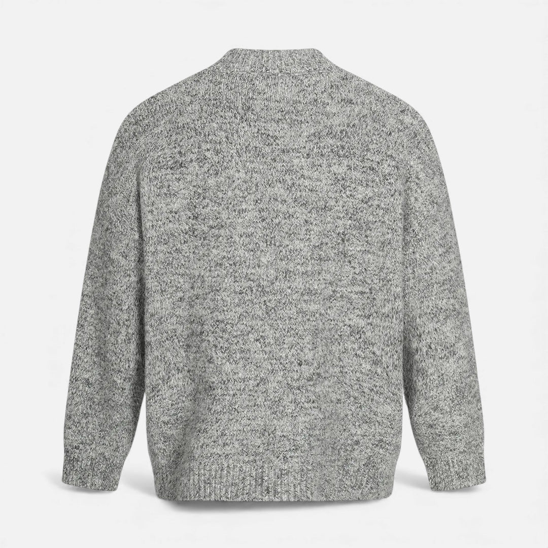 Classic Wool-Effect Men's Crew Neck Sweater