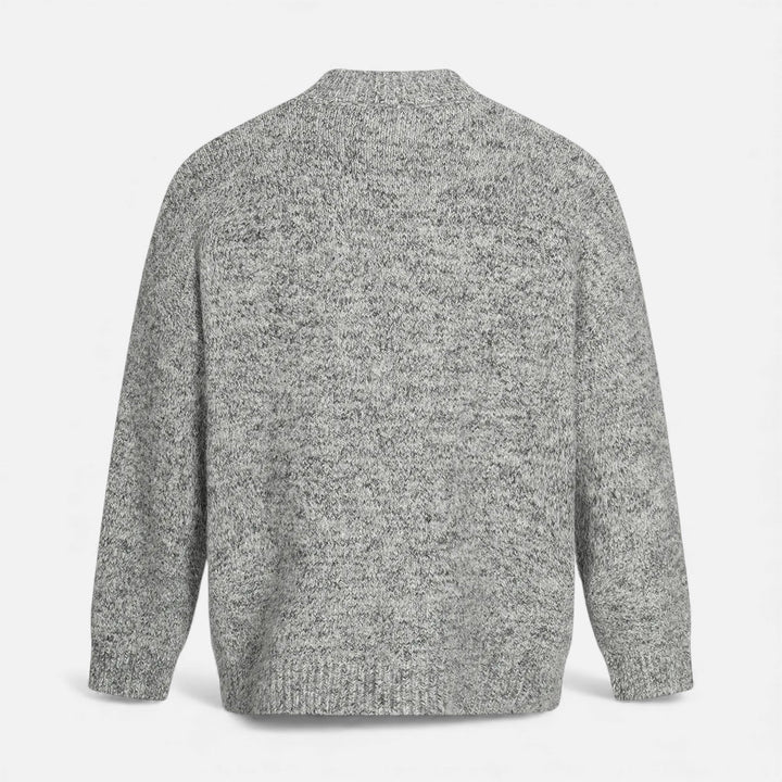 Classic Wool-Effect Men's Crew Neck Sweater