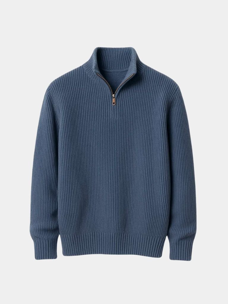 Classic Highland Quarter - Zip Sweater - Cross & Crown - Cross & Crown