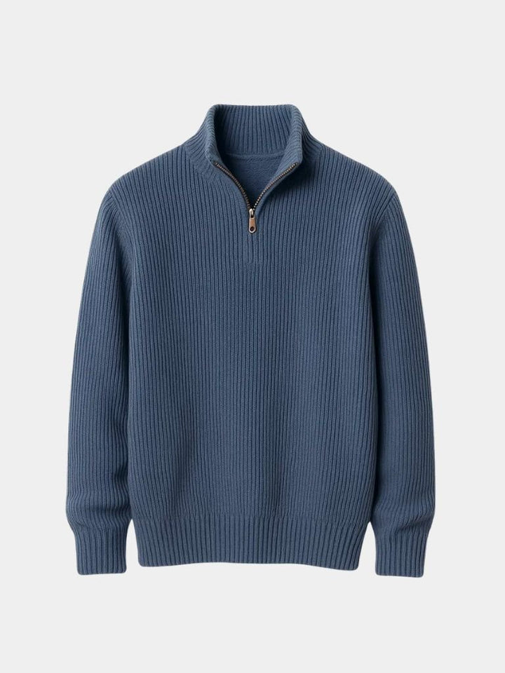 Classic Highland Quarter - Zip Sweater - Cross & Crown - Cross & Crown