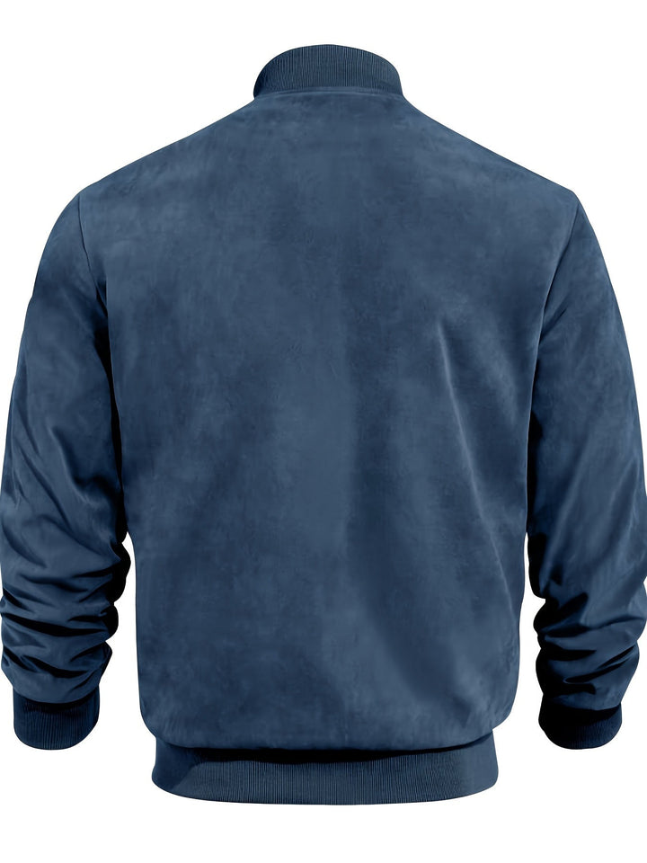 Vintage Suede-Look Men's Jacket