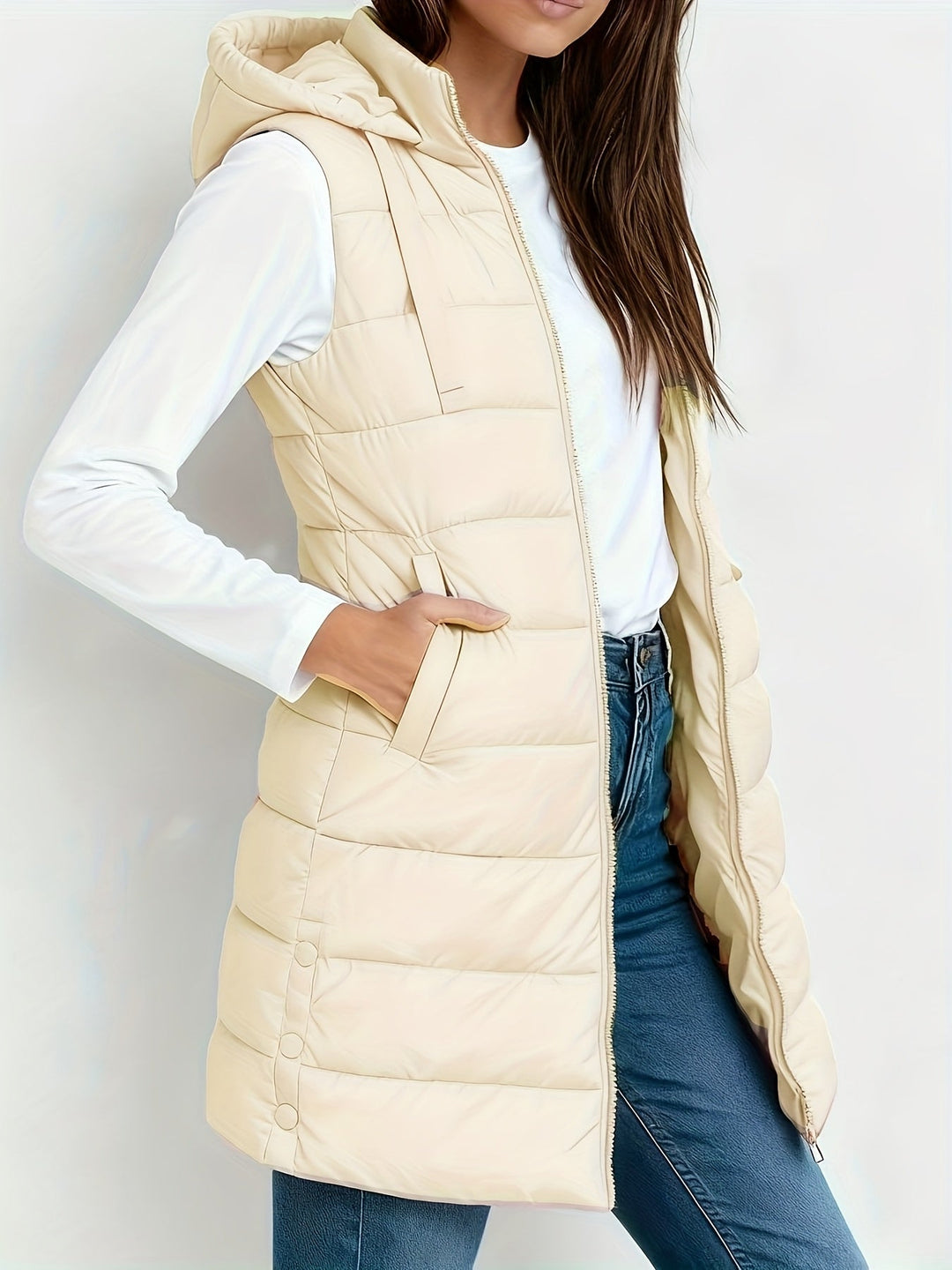 Lightweight Hooded Jacket for Women with Pockets