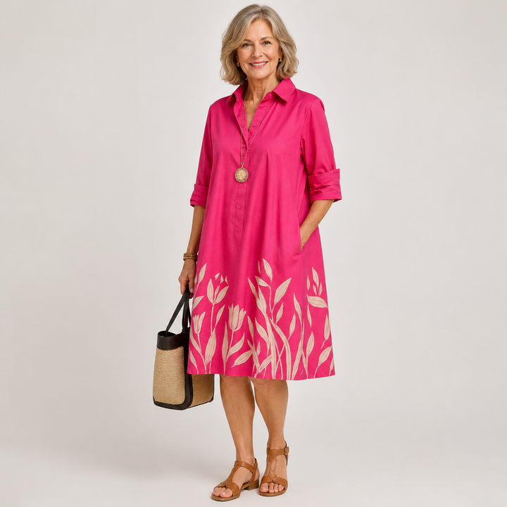 Comfortable Casual Women's Midi Dress