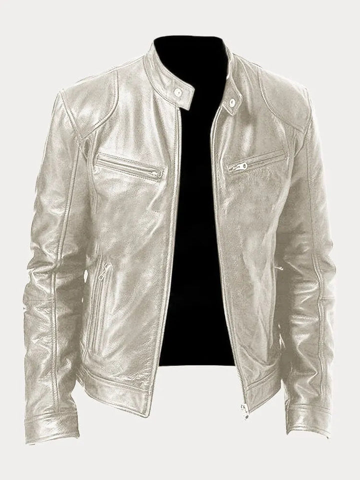 Men's Casual Leather Jacket