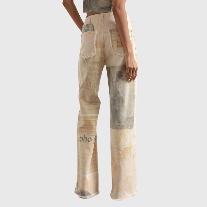 High-Waist Wide Leg Women's Jeans