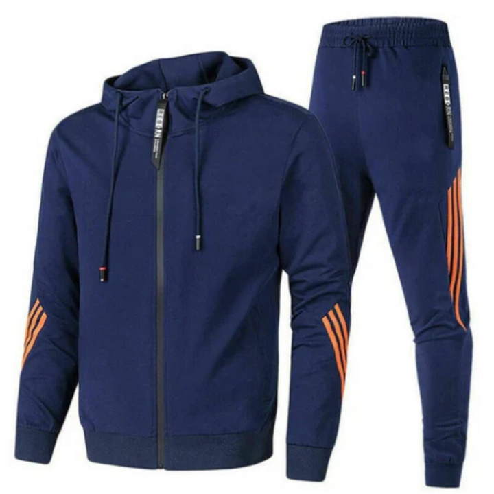Men's 2-Piece Tracksuit - Athletic Set for Fitness and Casual Wear