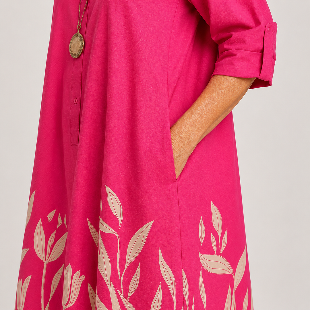 Comfortable Casual Women's Midi Dress